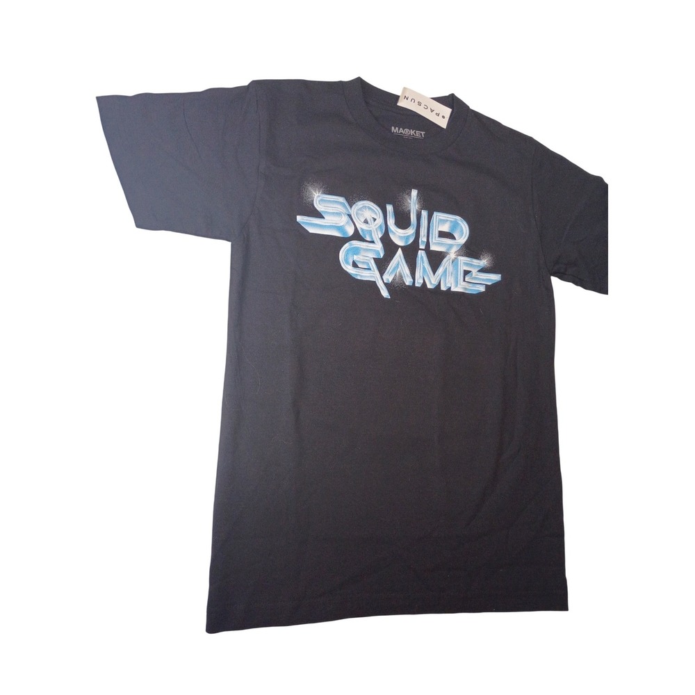 Market x Netflix Squid Game PacSun T-Shirt Black Piggy Bank Graphic Small NWT - Picture 5 of 7